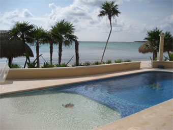 Beach Front Pool at Margarita Villa
